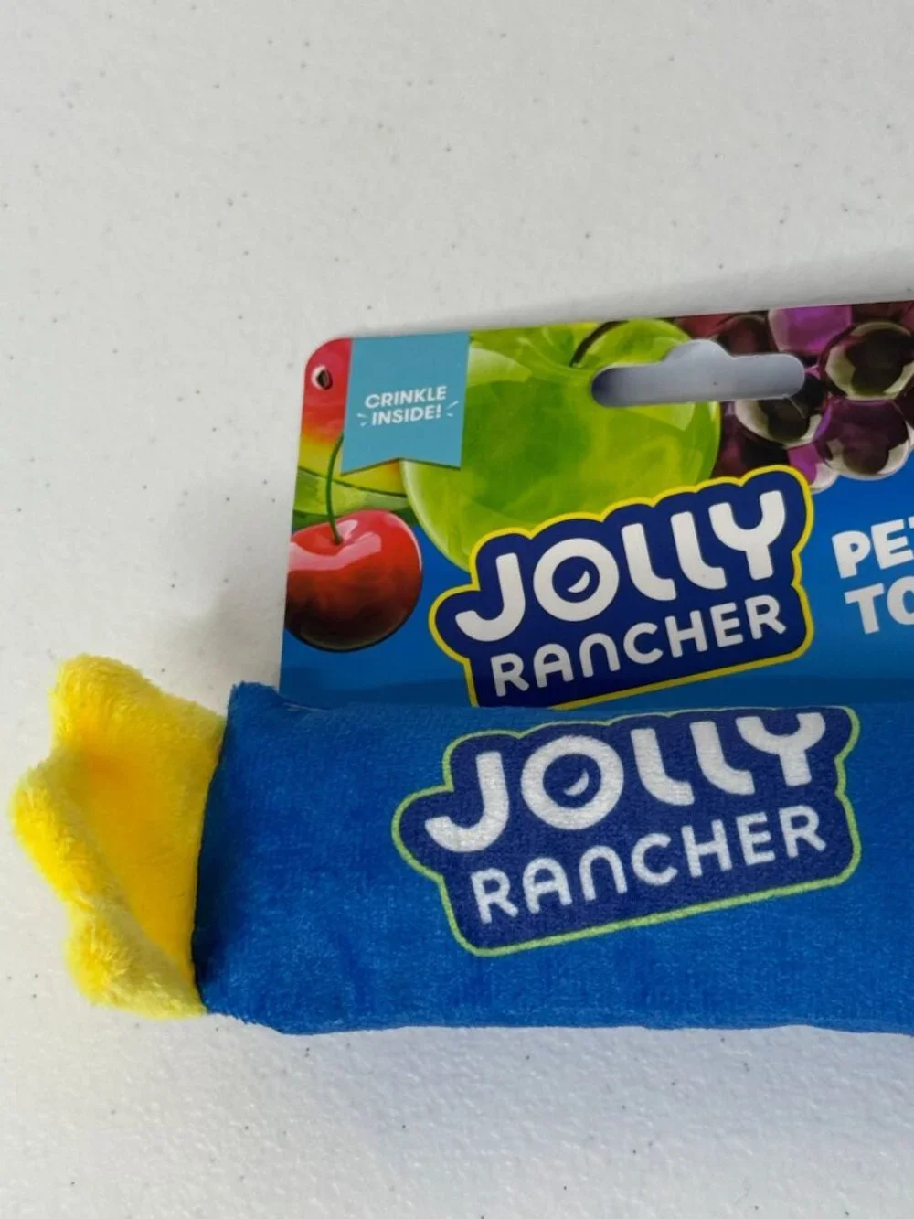 Jolly Rancher Dog Toy Plush Candy Pet Toy Crinkle Fun